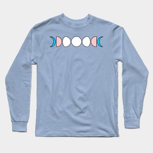 Pride Moons Transgender Long Sleeve T-Shirt